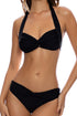Luli Fama Twisted Beauty Front twist bralette halter top